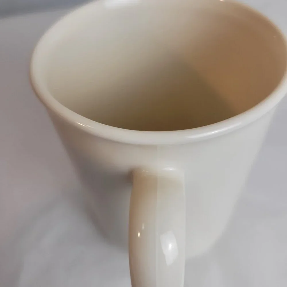 Vintage Corning Romance Mug cream Pattern White calla lily Flower tea Cup USA 38